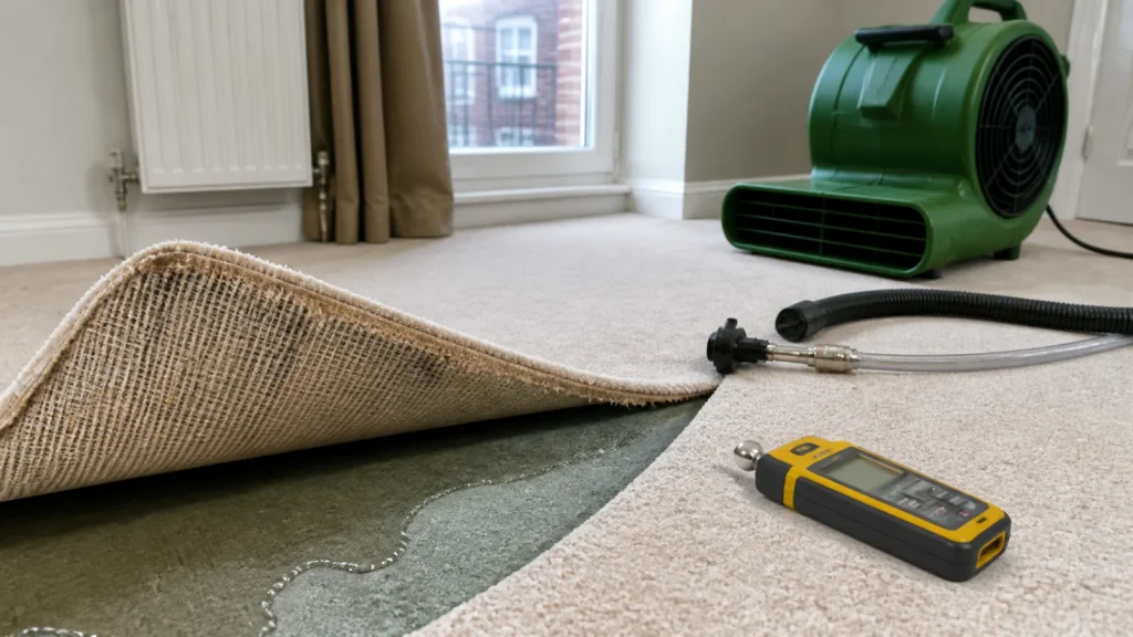 Water-Damaged Carpet: Can It Be Saved?