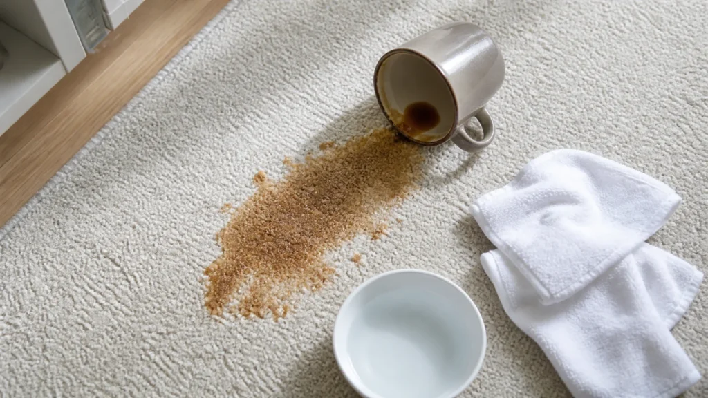 How to Remove Coffee and Tea Stains From Carpet