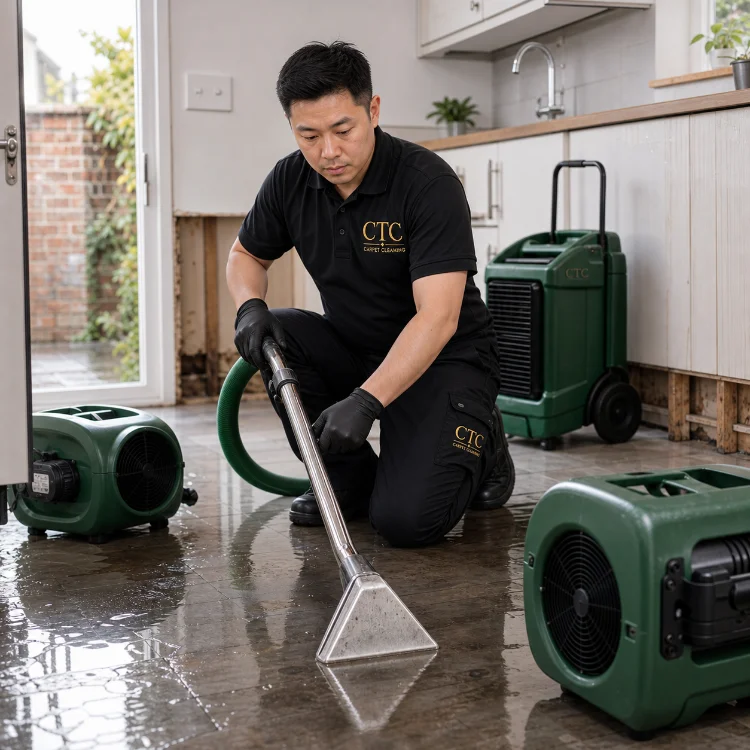 Flood and water damage cleaning