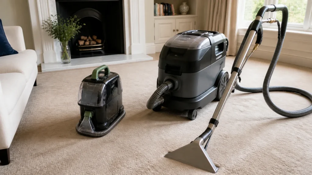 Professional Carpet Cleaning vs Hiring a Carpet Cleaner: What’s the Difference?